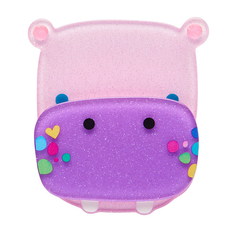 Harrie The Hippo Brooch