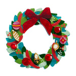 Evergreen Wreath Brooch