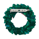 Evergreen Wreath Brooch