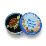 Green Turtle Brooch