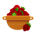 Strawberry Harvest Brooch Gift With $140.00 AUD purchase