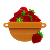 Strawberry Harvest Brooch Gift With $140.00 AUD purchase