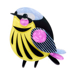 The Melodious Magnolia Warbler Brooch Gift With $140.00 AUD purchase
