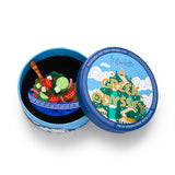 Greek Salad Brooch