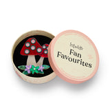 Forest Fun Guy Brooch