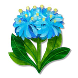 Blue Pincushion Brooch