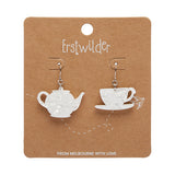 Tea Set Drop Earrings