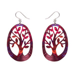 Tree Drop Earrings