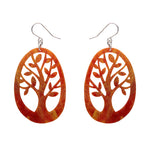 Tree Drop Earrings