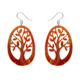 Tree Drop Earrings