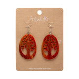 Tree Drop Earrings