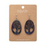 Tree Drop Earrings