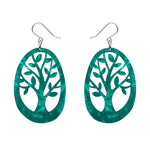 Tree Drop Earrings