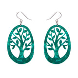 Tree Drop Earrings