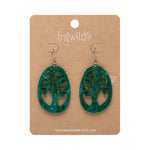 Tree Drop Earrings