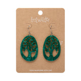 Tree Drop Earrings