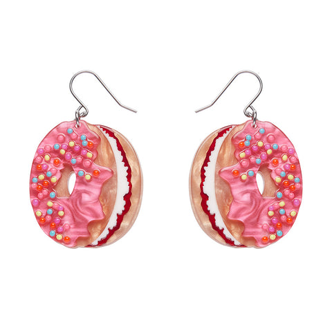 Donut Cake Drop Earrings