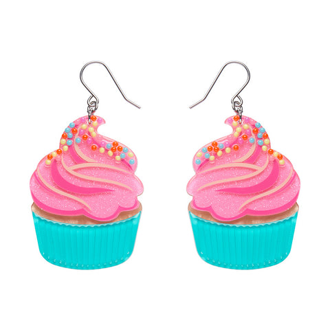 Iced Cupcake Drop Earrings