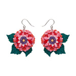 Dazzling Dahlia Drop Earrings