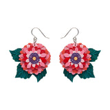 Dazzling Dahlia Drop Earrings