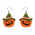 Witch O'Lantern Drop Earrings