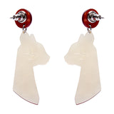 Bastet the Protector Drop Earrings