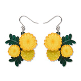 Sunshine Wattle Drop Earrings