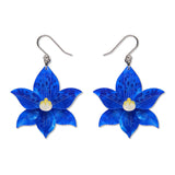 Spotted Sun-Orchid Drop Earrings