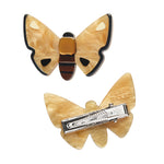 Forest Moth Hair Clips Set - 2 Pieces