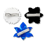 Assorted Flowers Hair Clips – 3 Piece