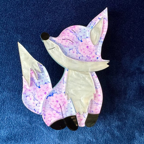 Bloom The Fox Brooch