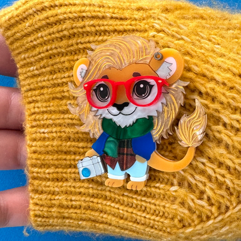 Leo The Lion Brooch