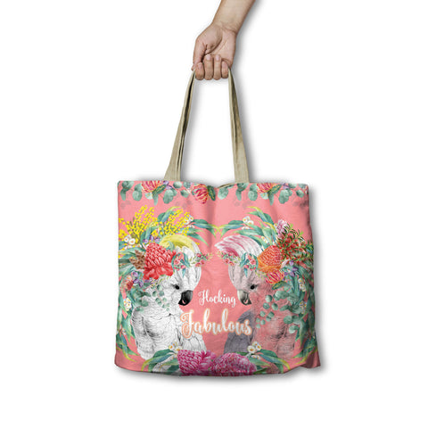 Lisa Pollock Flocking Fab Shopping Bag