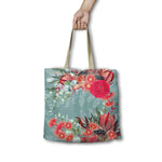 Lisa Pollock  Festive Bouquet Shopping Bag