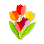 Tulip - Brooch
