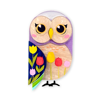 Tulip the owl 🦉- Brooch