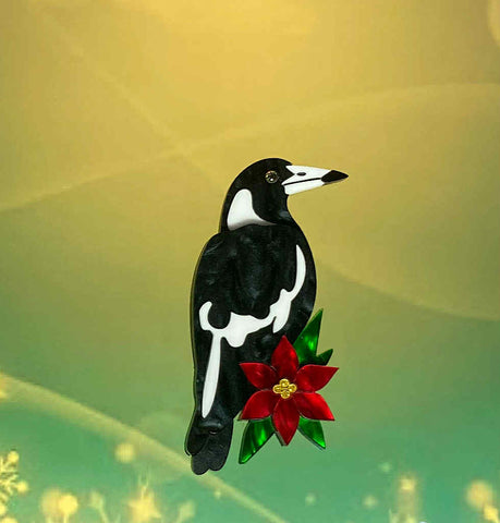 Christmas Maggie Brooch