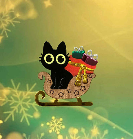 Peeper’s Sleigh Ride Brooch