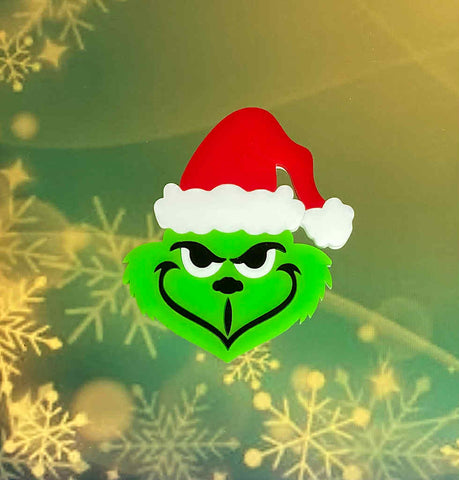 Grinch Brooch