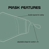 MASKiT Fabric Face Mask Animal Print Designs