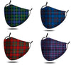 MASKiT Fabric Face Mask Tartan Design