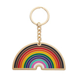 Progression Rainbow Enamel Key Ring