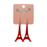 Eiffel Tower Solid Resin Drop Earrings