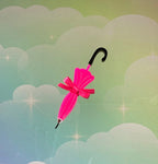 Umbrella - Pink Brooch