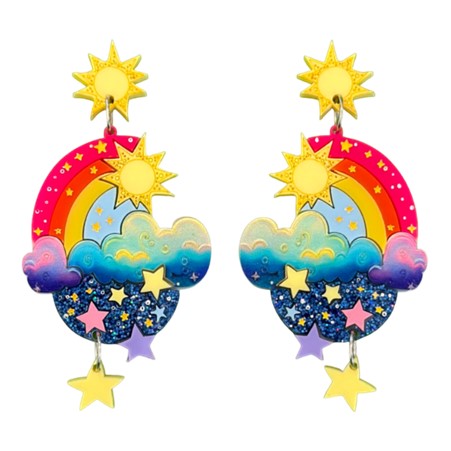 Sun Rainbow Earrings
