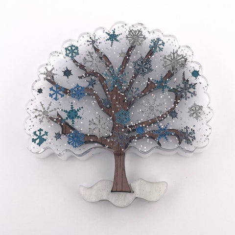 Winter Tree Brooch